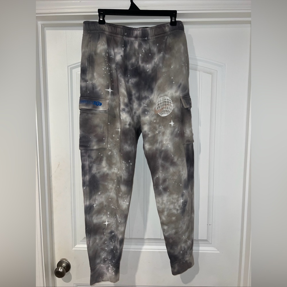 Nike Spacewave Galaxy Men Club Fleece Spacewave Cargo Pants Joggers size L